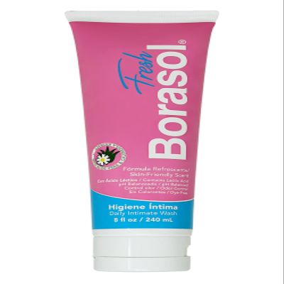 BORASOL Fresh Tube,Hydrating and Soothing Gel for Intimate Health with Aloe Vera feminine Care, Odor Control, pH Balance for Women, Ideal for Sensitive Skin, Perfect as Feminine Wash.