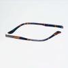 1 Pair Glasses Replacement Temple Arms, Eyeglass Frame Arms Legs Replacement Repair Kit Universal, Double Convex Teeth, Tortoiseshell Color view 2