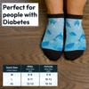 Viasox Diabetic Ankle Socks for Women & Men, Low Cut Non Binding, Seamless Neuropathy Socks view 3