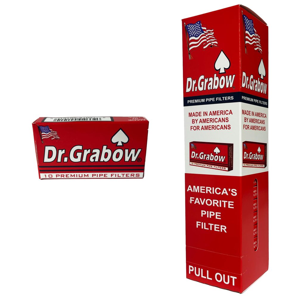 Dr. Grabow Premium Pipe Filters - 36 Box Dispenser