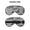 Aircraft Fighter Jets Print Block Out Light Sleeping Eye Mask,Night Blindfold, Breathable Soft Eye Shade Cover Gifts view 2