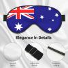 Australian Flag Print Block Out Light Sleeping Eye Mask,Night Blindfold, Breathable Soft Eye Shade Cover Gifts view 4