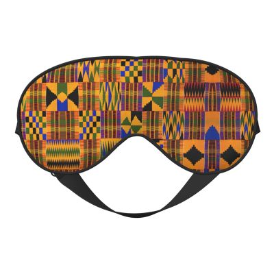 African Weaving Print Block Out Light Sleeping Eye Mask,Night Blindfold, Breathable Soft Eye Shade Cover Gifts