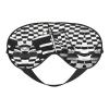 Checkered Flags Race Flags Print Block Out Light Sleeping Eye Mask,Night Blindfold, Breathable Soft Eye Shade Cover Gifts view 1