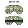 Dogwood Blossoms Print Block Out Light Sleeping Eye Mask,Night Blindfold, Breathable Soft Eye Shade Cover Gifts view 2