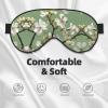 Dogwood Blossoms Print Block Out Light Sleeping Eye Mask,Night Blindfold, Breathable Soft Eye Shade Cover Gifts view 3