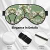 Dogwood Blossoms Print Block Out Light Sleeping Eye Mask,Night Blindfold, Breathable Soft Eye Shade Cover Gifts view 4
