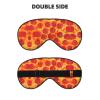 3D Pizza Pepperoni Print Block Out Light Sleeping Eye Mask,Night Blindfold, Breathable Soft Eye Shade Cover Gifts view 2