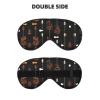 Art Guitar Pattern Print Print Block Out Light Sleeping Eye Mask,Night Blindfold, Breathable Soft Eye Shade Cover Gifts view 2