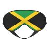 Flag of Jamaica Print Block Out Light Sleeping Eye Mask,Night Blindfold, Breathable Soft Eye Shade Cover Gifts view 1