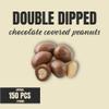 Double Dipped Peanuts Milk Chocolate Covered Peanuts (1 Pound) Wholesale Bulk Candy, Snack Nuts view 3