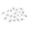 10 Pairs/Lot Golden PVC Glasses Anti Slip Aluminum Conductor Silver Nose Pads view 1