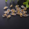 10 Pairs/Lot Golden PVC Glasses Anti Slip Aluminum Conductor Silver Nose Pads view 3
