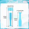 Oruola 6pcs Contact Lens Plunger,Contact Suction Cup,Soft Contacts Lens Remover Tool,Silicone Comfort Contacts Plunger Suction Holder,Scleral Len Inserter for Hard and Soft Lenses,3 Clolors view 3