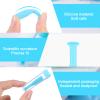 Oruola 6pcs Contact Lens Plunger,Contact Suction Cup,Soft Contacts Lens Remover Tool,Silicone Comfort Contacts Plunger Suction Holder,Scleral Len Inserter for Hard and Soft Lenses,3 Clolors view 4
