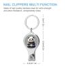 Baby Panda Bear Practicing Yoga Nail Clippers Toenail Clipper Cutters Funny Animal Bodybuilding Cartoon Professional Nail Trimmer Nail Cuticle Cutter for Women Men view 2