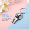 Baby Panda Bear Practicing Yoga Nail Clippers Toenail Clipper Cutters Funny Animal Bodybuilding Cartoon Professional Nail Trimmer Nail Cuticle Cutter for Women Men view 4