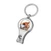 A Highland Cow Baby Sleeping Inside an Easter Basket Nail Clippers Toenail Clipper Cutters Easter Eggs Professional Nail Trimmer Nail Cuticle Cutter for Women Men view 1