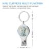 Cute Blue Baby Elephant Nail Clippers Toenail Clipper Cutters Cartoon Professional Nail Trimmer Nail Cuticle Cutter for Women Men view 2