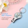 Cute Blue Baby Elephant Nail Clippers Toenail Clipper Cutters Cartoon Professional Nail Trimmer Nail Cuticle Cutter for Women Men view 4