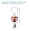 Cute Baby Highland Cow Nail Clippers Toenail Clipper Cutters Holding A Rose Professional Nail Trimmer Nail Cuticle Cutter for Women Men view 2