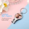 Cute Baby Highland Cow Nail Clippers Toenail Clipper Cutters Holding A Rose Professional Nail Trimmer Nail Cuticle Cutter for Women Men view 4
