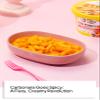 Korean Food Cooktok Cup Tteokbokki Spicy Carbonara Halal (4 Cups) All-in-One Instant Korean Rice Cake, Microwave Ready in Minutes, Authentic Korean Street Food Snack, view 2