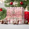 HALOCASHING Personalized Wrap Paper Customized Christmas Wrapping Paper Roll for Best Friend Girlfriend Customizable Wrapper to Anniversary Birthday view 3