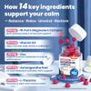 VEV Deep Calm Magnesium Complex14-in-1 Gummies  with Ashwagandha, L-Theanine, Vitamin D3 & Zinc  Magnesium Complex for Women and Men  No Added Sugar Vegan Magnesium Glycinate  90 Gummies view 4