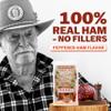 All Natural Real Ham Jerky | Peppered Ham | Small Batch Handcrafted | Old Fashioned | Low Fat High Protein | Gluten-Free | Non-GMO | Small Batch Handcrafted | Healthy Snack | Bezerky Jerky | Pack of 3 view 3
