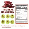 Premium Ham Jerky | Flavorful Pizza Ham | Camping Food | Backpacking Snacks | Low Fat High Protein Jerky | Gluten-Free | Non-GMO | Small Batch Handcrafted | Healthy Snacks | Bezerky Jerky | Pack of 3 view 2