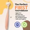 Trueocity Baby Toothbrush 12 Months and Up, Toddler Toothbrush, Extra Soft Toddler Toothbrushes 1-2 2-4, Toothhugger High Efficient 3 Sides,Infant Training Brush, 10,000 Ultra-Soft bristles (Apricot) view 4