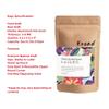 8 Ounce 50 Pieces Coffee Bags with Ziplock - High Barrier Natural Kraft Paper Stand up Coffee Pouches with Air Release/One Way Degassing Valve & Reusable Zipper (50, 8oz/0.5lb/250gm) view 2