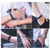 JTLB Anti Static Wristband Silicone Bracelet Static Balance Anion Hexagonal Bracelet for Men Women (Black bracelet light black buckle) view 4