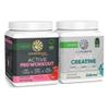 Sunwarrior Pre-Workout Powder Plant-Based & Vegan | 30 Servings, Watermelon & Creatine Monohydrate Powder | Unflavored, 60 Servings view 1
