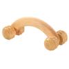 Hoement Wooden Massage Roller Handheld Back Massager for Yoga Home Use view 1
