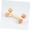 Hoement Wooden Massage Roller Handheld Back Massager for Yoga Home Use view 2