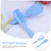 CIMAXIC 3sets Scalp Brush Boy Girl Hair Care Comb for Bath Dandruff Removal Bathing Tool Massage Brush Safe Gentle Bathtub Accessory view 3
