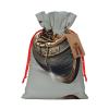 DRTGEDS Old Viking Boats 1pcs Christmas Drawstring Tote 8.3x11.8in,Robust Bag For Gifts And Everyday Used Essentials view 1