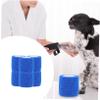 Ipetboom 6pcs Elastic Self-Adhesive Pet Bandages for Dogs and Cats Comfortable Breathable for Injuries for Sports and First Aid Use view 3