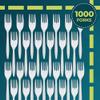 1000 Individually Wrapped Plastic Forks | Bulk Individual Wrapped Disposable White Medium Weight Fork | Packaged Plasticware Silverware Cutlery Utensils To Go Prepackaged For Take-Out Party Supplies view 4