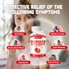 Magnesium Glycinate Gummies 1000mg with L-Threonate,Chelated Magnesium Potassium Complex Supplement with VitD, B6, CoQ10, Calcium,Supports for Memory, Calm, Mood - 180 Gummies Strawberry view 3