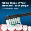 CILGEWH Replacement Toothbrush Heads 10 Pack for AquaSonic icon Electric Toothbrush,Black view 3