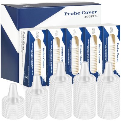 400X Ear Thermometer Covers Compatible with Braun Ear Thermometer Lense Filters Refill Caps for Digital Thermometer Ear Covers Disposable Covers(Upgrated) (400)