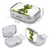 First Aid Kit - Ockable Medication Storage Box, The Funny Frog Doing Yoga Printed Cute and Lightweight Pill Box Household Daily Medicine Cabinet view 2