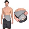 WansMed Ostomy Bag Covers for Men and Women, Ostomy Belt for Sports and Daily Life, Colostomy Supplies, Gray (XL) view 1