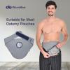 WansMed Ostomy Bag Covers for Men and Women, Ostomy Belt for Sports and Daily Life, Colostomy Supplies, Gray (XL) view 2