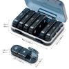 7 Day Weekly Pill Organizer - 3 Times a Day, Waterproof Travel Pill Box for Vitamins & Fish Oil view 2