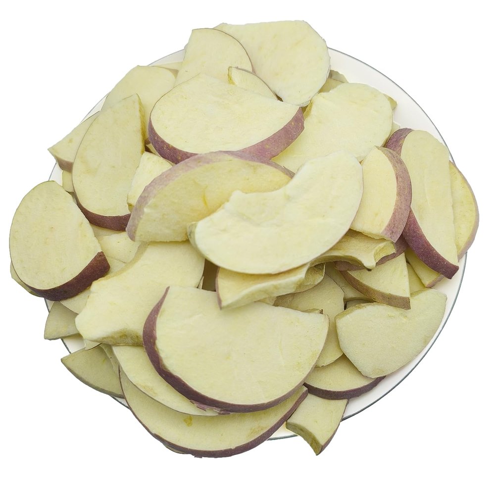 Freeze dried apple slices, 9.88 ounces/280 grams, reusable sealed bag, low carbohydrate, used for snacks, parties, and health gifts