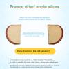 Freeze dried apple slices, 9.88 ounces/280 grams, reusable sealed bag, low carbohydrate, used for snacks, parties, and health gifts view 3